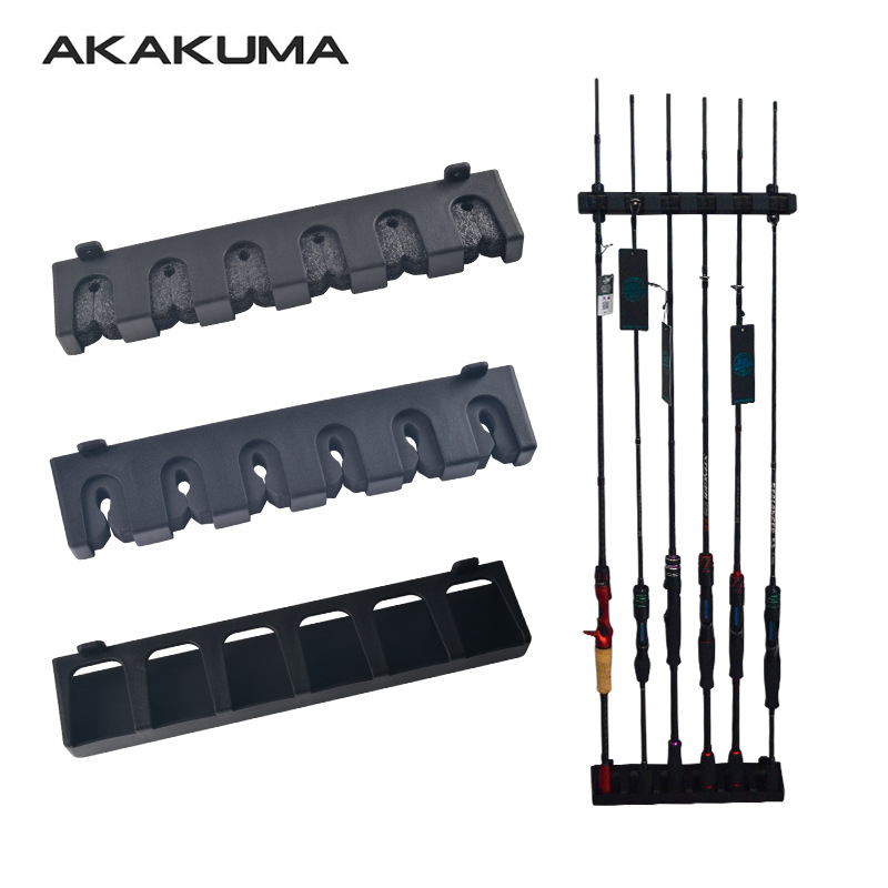 Fishing Rod Rack - حامل صيد رأسي ، مثبت على