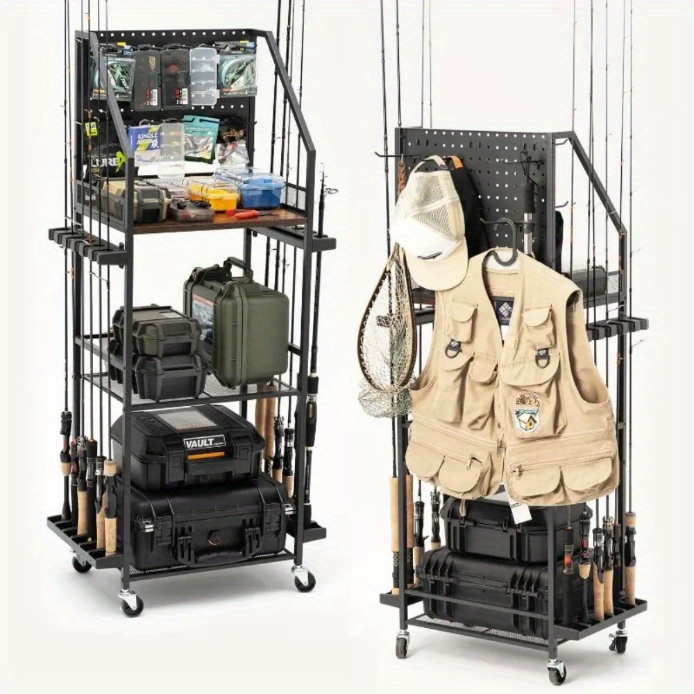 Fishing Rod Holder - حاملات قصبات الصيد للجراج، حاملات لـ
