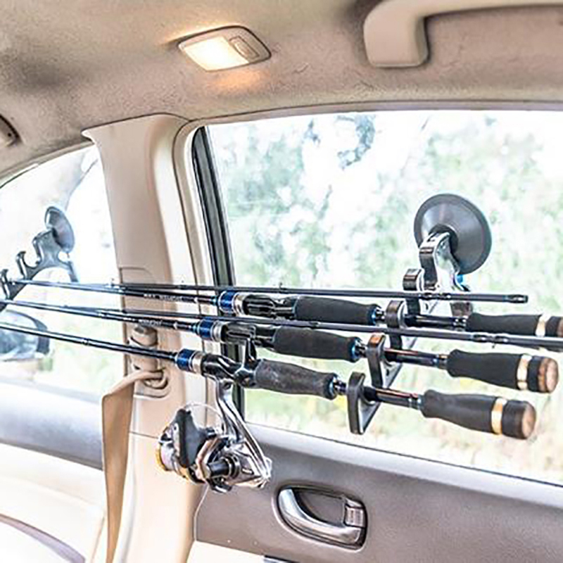 1/2 قطعة حامل صنارة صيد بقاعدة - مراجعة Fishing Rod Rack وسعره