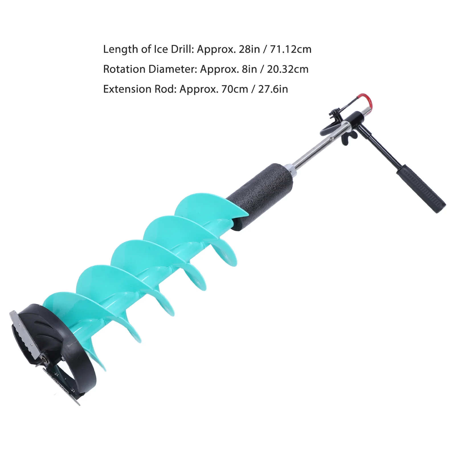 مجموعة مثقاب الثلج الكهربائي،  - مراجعة Fishing Rod Ice وسعره