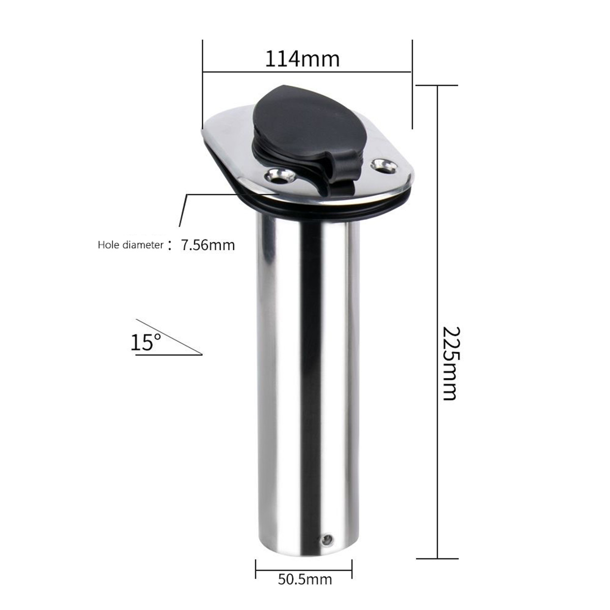 زاوية ثابتة من الفولاذ المقاوم - مراجعة Fishing Rod Holder وسعره