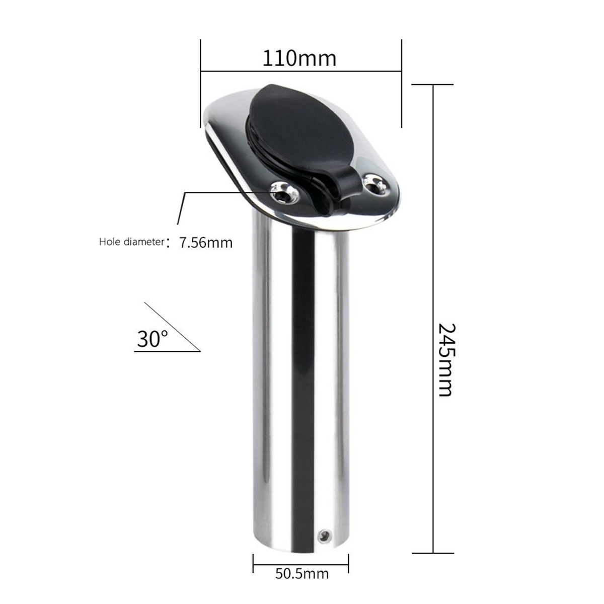 زاوية ثابتة من الفولاذ المقاوم - مراجعة Fishing Rod Holder وسعره