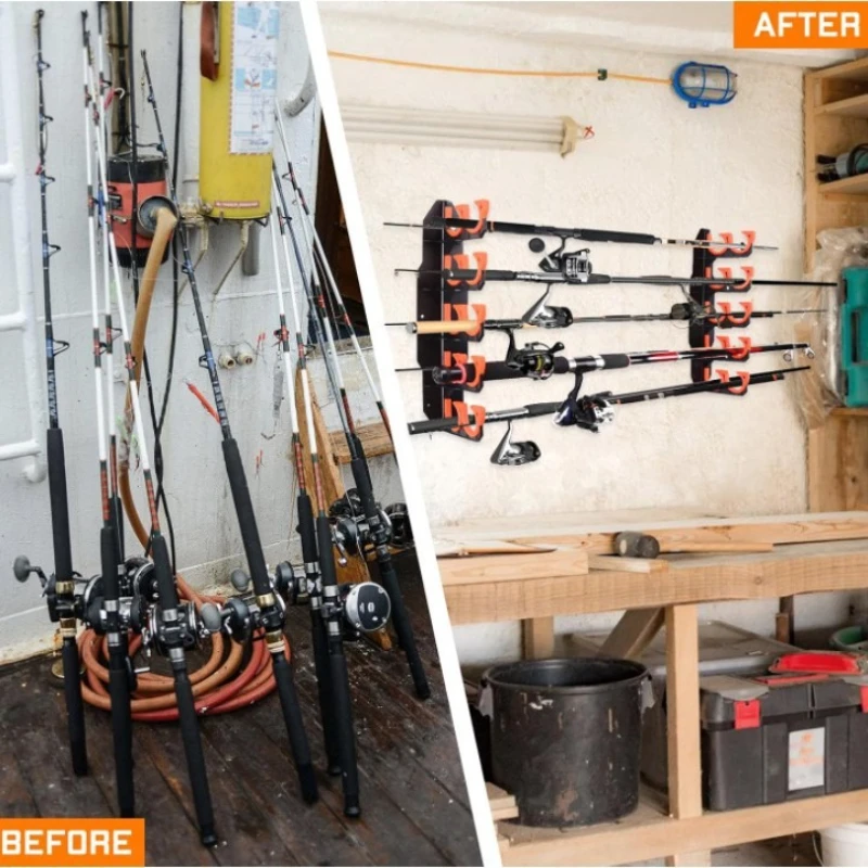 حامل لقضبان الصيد، يُثبَّت على - مراجعة Fishing Rod Rack وسعره