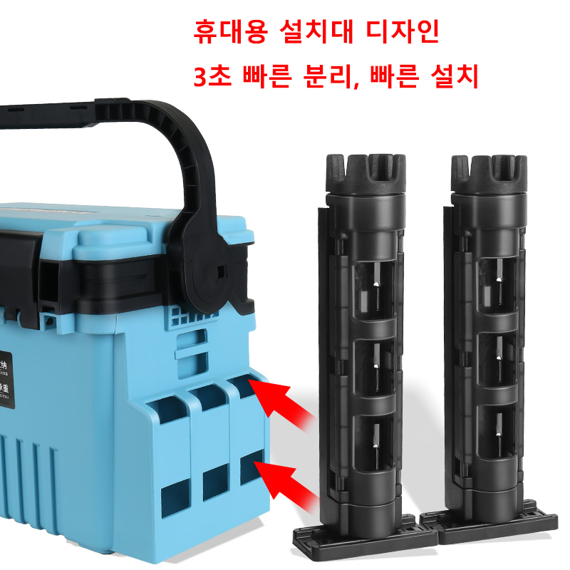 JSFUN صندوق الصيد برميل حامل ا - مراجعة Fishing Rod Holder وسعره