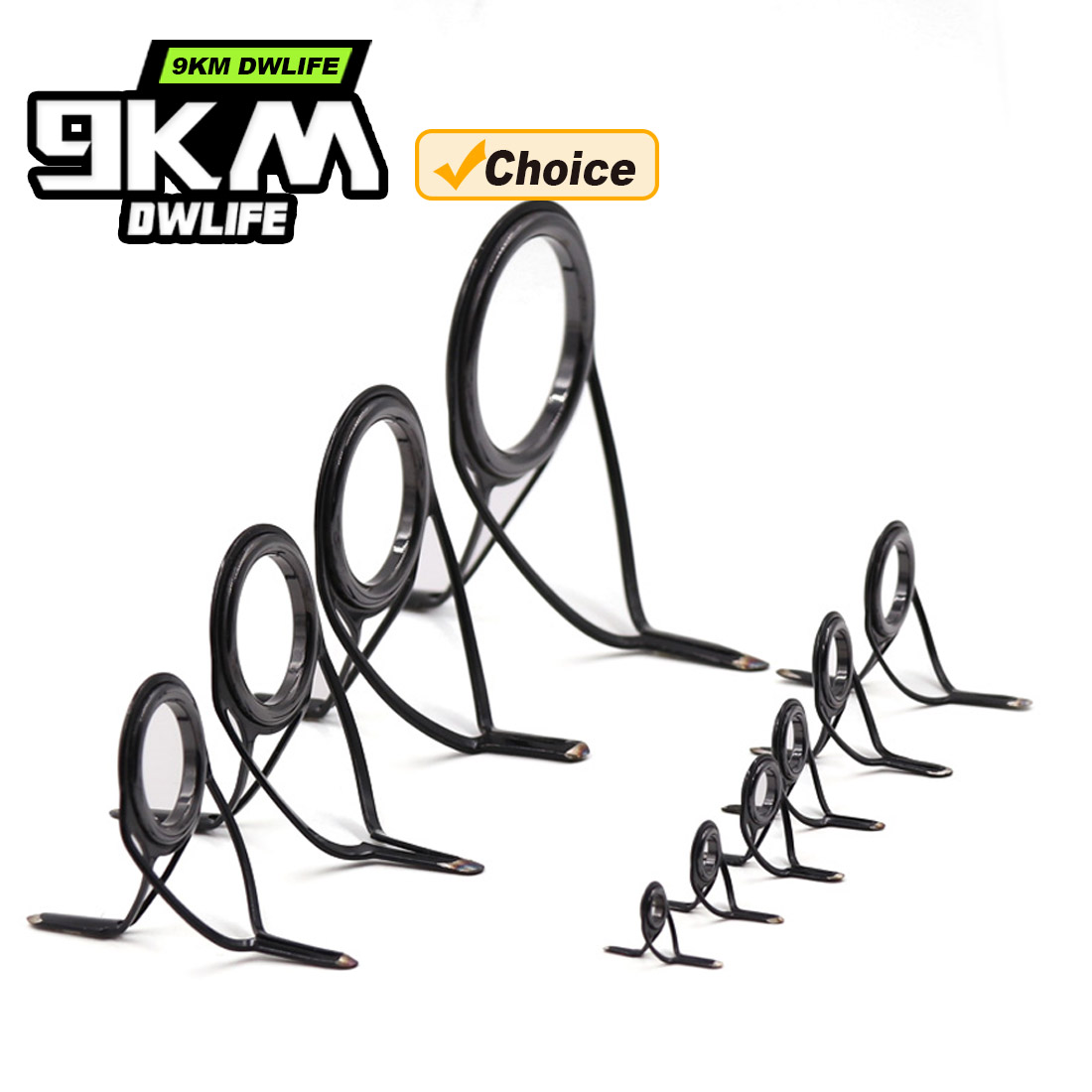 طقم دليل توجيه قضيب الصيد المن - مراجعة Fishing Rod Guide Replacement وسعره
