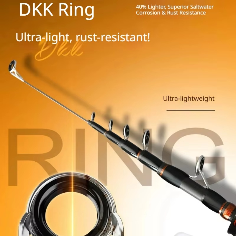 عصا صيد هاسيدا بترفلاي تلسكوبي - مراجعة Fishing Rod Guide Replacement وسعره