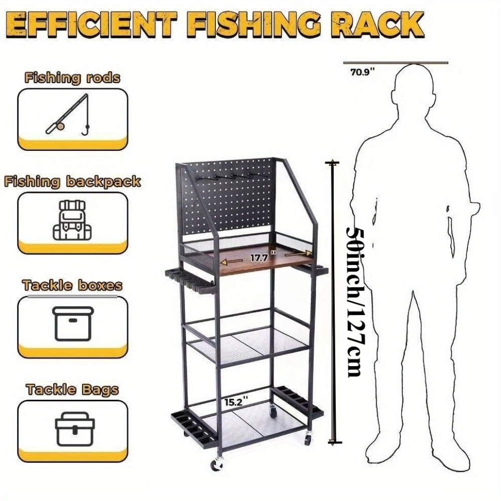 حاملات قصبات الصيد للجراج، حام - مراجعة Fishing Rod Holder وسعره
