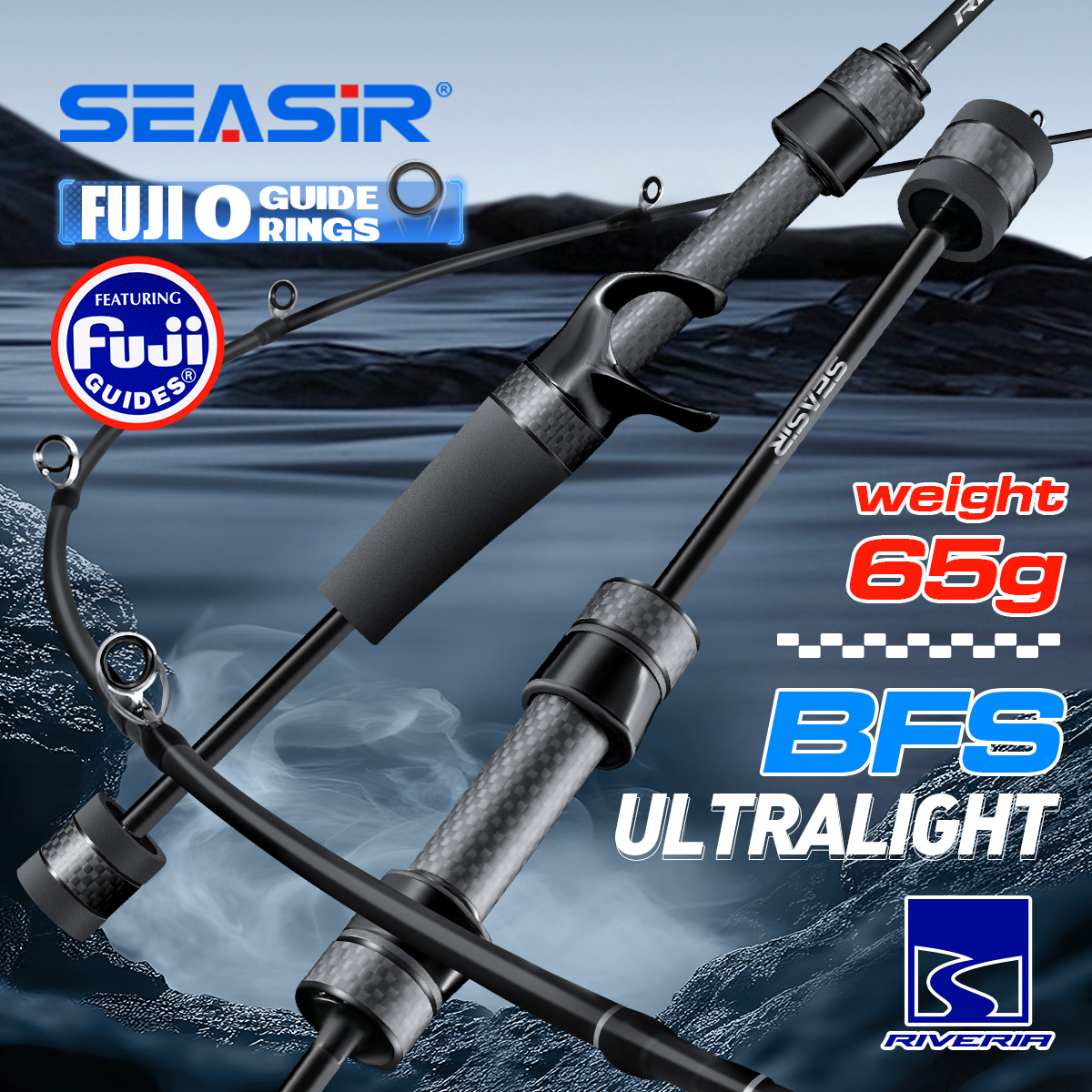 صنارة صيد السمك Seasir Riveria - مراجعة Fishing Rod Ice وسعره