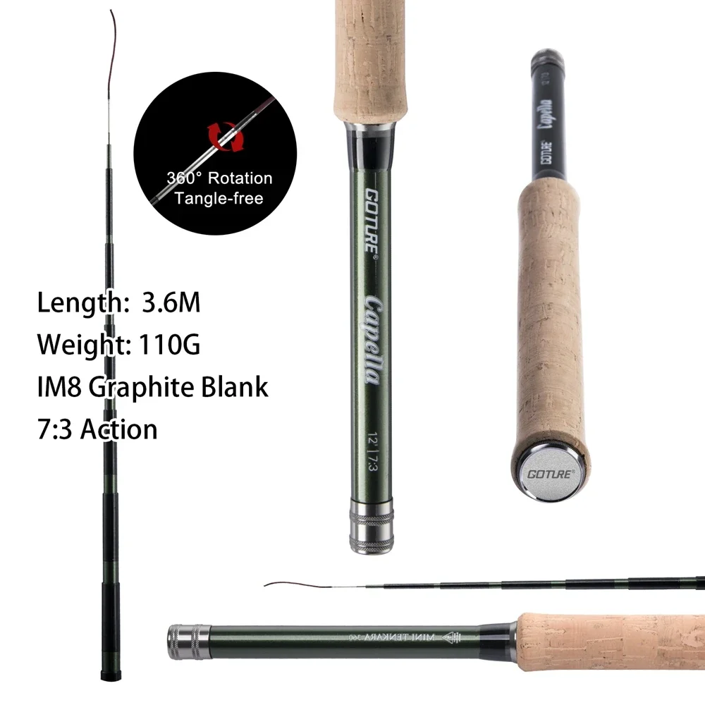 طقم صيد السمك بالذباب من جوتور - مراجعة Fishing Rod Fly وسعره