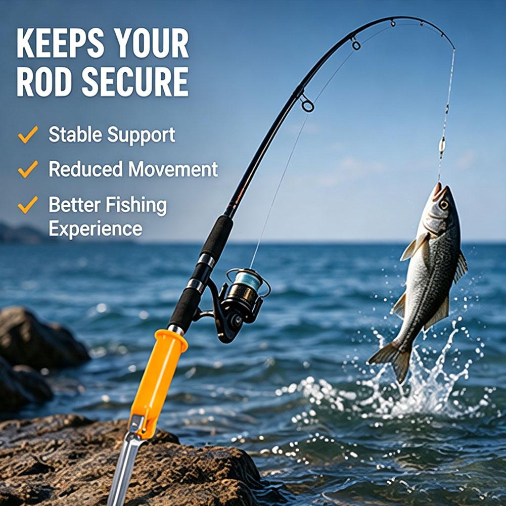 حامل صنارة صيد بحري محمول قابل - مراجعة Fishing Rod Holder وسعره